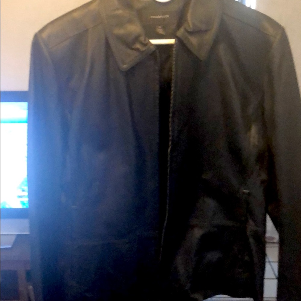 Black leather jackets